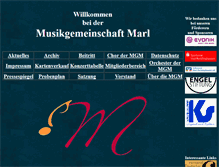 Tablet Screenshot of musikgemeinschaft-marl.de